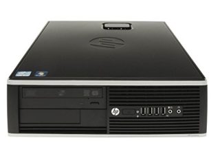 HP Elite 8200 Sff - Ordenador de mesa (Intel Core I5-2400 Quad Core, 8GB RAM,HDD de 250 GB DVD, COA WINDOWS 7 PRO Original) Negro