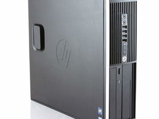 HP Elite 8300 - Ordenador de sobremesa (Intel Core i7-3770, 32GB de RAM, Disco SSD 240GB + 500GB HDD, Lector DVD,Grafica 2GB HDMI, WiFi, Windows 10 Pro ES 64) - Negro (Reacondicionado)