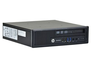 HP EliteDesk 800 G1 USDT - Ordenador de sobremesa (procesador Intel Quad Core i5 de 256 GB SSD, memoria de 8 GB, Windows 10 Pro MAR W-LAN, grabadora de DVD (Reacondicionado)