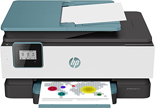 HP OfficeJet 8015 4KJ69B, Impresora Multifunción Tinta, Color, Imprime, Escanea, Copia, Wi-Fi, HP Smart App, Apple AirPrint, Incluye 2 Meses del Servicio Instant Ink, Verde Oasis