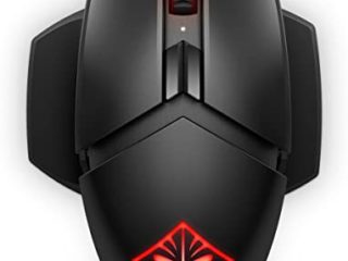 HP Photon Omen Ratón Inalámbrico Gaming - (100-16000 PPP, 11 Botones Programables, Batería Carga QI - Duración hasta 50 Horas, RGB LED, Windows 10 y superior; MacOS 10.11 o posterior), Color Negro