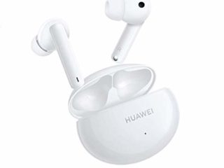 HUAWEI FreeBuds 4i - Auriculares inalámbricos con micrófono dual, cancelación activa de ruido, carga rápida, batería de larga duración, color blanco