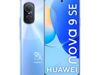 HUAWEI Nova 9 SE Smartphone con Pantalla de 6.78" HUAWEI FullView Display, fotografía de 108 MP de Alta Resolución, Carga rápida de 66W HUAWEI Supercharge, Marcos ultrafinos de 1.05 mm, Azul