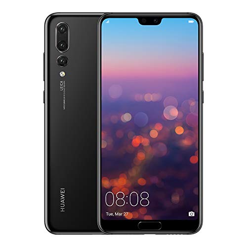 Huawei P20 Pro - Pack de Funda Azul Oscuro y Smartphone de 6.1" (Kirin 970, 6GB RAM, Memoria de 128 GB, cámaras 40+20+8 MP, Android 8.1) Negro [Versión ES/PT, Exclusivo Amazon]