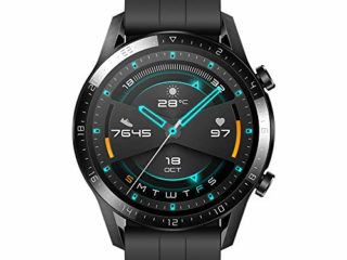 HUAWEI Watch GT2 Sport- Smartwatch con Caja de 46 Mm + USBC (hasta 2 Semanas de Batería, Pantalla Táctil Amoled de 1.39", GPS, 15 Modos Deportivos, Llamadas Bluetooth), Negro Mate