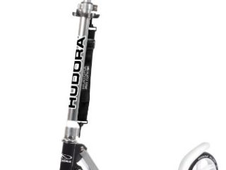 Hudora 14765 Big Wheel - Patinete en color negro/blanco, 180 mm [Importado de Alemania]