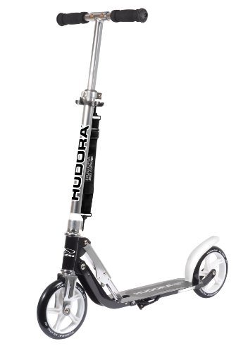 Hudora 14765 Big Wheel - Patinete en color negro/blanco, 180 mm [Importado de Alemania]
