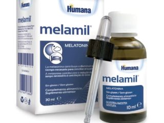 Humana Melamil, Melatonina Al 99%, Ayuda A Conciliar El Sueño, Complemento Alimenticio En Gotas para Niños Y Adultos, 30 ml
