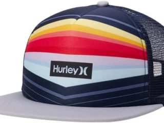 Hurley M Printed Square Trucker, Obsidian, Talla única