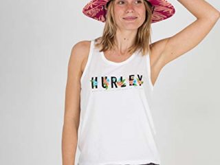 Hurley W Capri Straw Lifeguard - Gorra, Color Rojo, Talla Unica