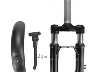 HYGJ TMOM - Amortiguador de suspensión delantero para Xiaomi M365/Pro/Pro 2/1S Scooter eléctrico Kit horquilla delantera suspensión + guardabarros delantero + soporte pedal accesorio scooter