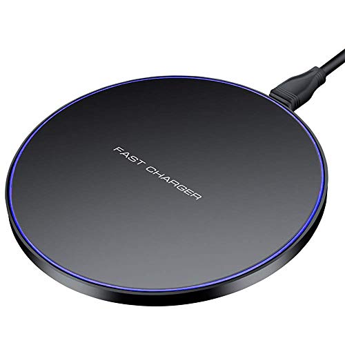I de sonite Qi de homologación ultraschlanker, superschneller 10 W de Metal Marco de inalámbrica Cargador de Estación de Pad para Xiaomi Mi 8 Lite