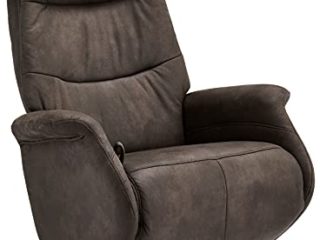 Ibbe Design Sillón Relax Sillón Reclinable Marrón Reclinación Manual Delta Tapizado en Tela, Ajustable