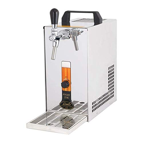 ich-zapfe Dispensador de Cerveza, PYGMY 20/K Dispensador de Cerveza con compresor de Aire, 1 Grifo, 20 litros/h, Green Line