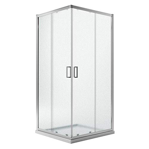 Idralite Box Mampara de Ducha Rectangular 70x120 H198 Impreso C 6mm Mod. Ready