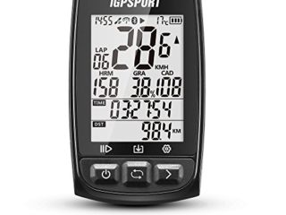iGPSPORT Ciclocomputadores GPS Ant+ Función iGS50E Computadora Bicicleta Inalámbrica Ciclismo Cuentakilometros Bici - Blanco