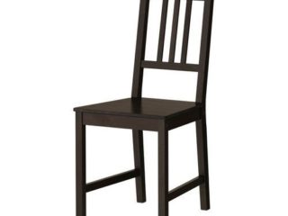 Ikea 002.110.88 Stefan - Silla (madera, 42 x 49 x 90 cm, asiento: 36 x 39 x 45), color marrón/negro