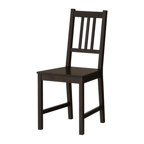 Ikea 002.110.88 Stefan - Silla (madera, 42 x 49 x 90 cm, asiento: 36 x 39 x 45), color marrón/negro