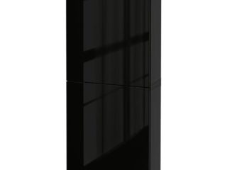 IKEA bestå armario de pared con 2 puertas, marrón, selsviken brillante/negro 22382.17265.208
