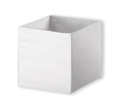 Ikea Caja, Poliéster, Blanco, 33x38x33 cm