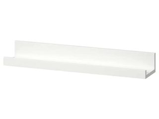 Ikea Estante para Cuadros, Madera, Blanco, 55x12x8 cm