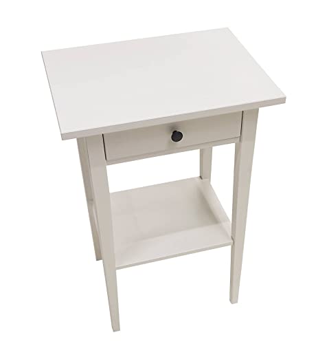 IKEA HEMNES – Mesita de Noche – 46 x 35 centímetros – Color: Blanco