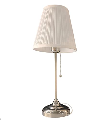IKEA Lámpara de mesa Arstid en color blanco; latón; (55 cm); A++.