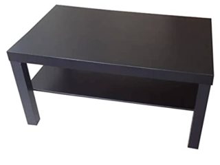 Ikea Mesa de sofá Lack, Color Negro marrón, 90 x 55 cm