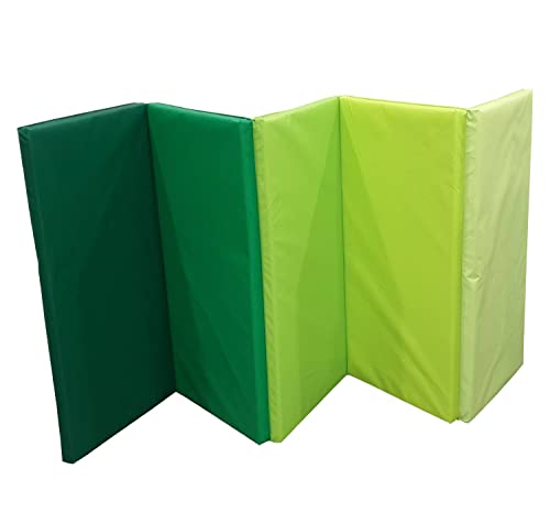 Ikea PLUFSIG - Esterilla Plegable para Gimnasia (78 x 185 cm), Color Verde