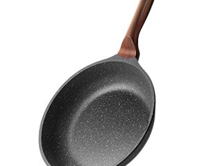 ilimiti 24cm Sartenes Induccion Antiadherentes 24cm, Sarten Piedra Aluminio Fundido, Libre de PFOA, Apta para Todo Tipo de Cocina (φ 24CM)