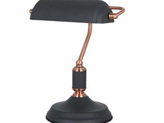 ILUMINACIÓN DE DISEÑO Lámpara de Mesa 9W Tipo Banquero, 9 W, Negro