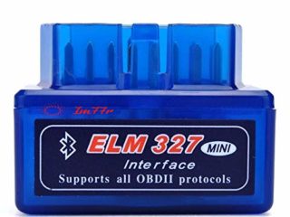 im77r Bluetooth OBD2 V2.1 Lector de Escáner de Diagnóstico del Coche Elm327 Luz Control de Motor para Android,Windows,Linux,Torque, no iOS