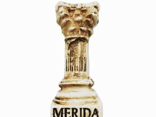 Imán para nevera 3D Mérida España para viaje, recuerdo, colección de artesanía de resina