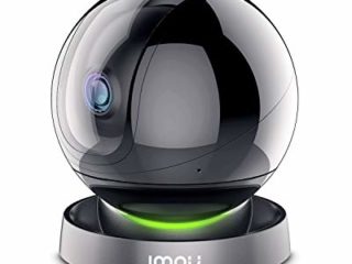 Imou Cámara Vigilancia WiFi Interior 360° con AI Detección Humano, Seguimiento Auto,1080P Cámara IP WiFi,Allarme Sonoro&Luminoso, Audio Bidireccional,Modo Privado,Funciona con Alexa para Bebé Mascota