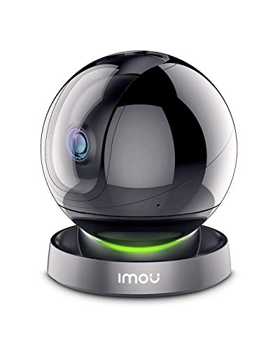 Imou Cámara Vigilancia WiFi Interior 360° con AI Detección Humano, Seguimiento Auto,1080P Cámara IP WiFi,Allarme Sonoro&Luminoso, Audio Bidireccional,Modo Privado,Funciona con Alexa para Bebé Mascota