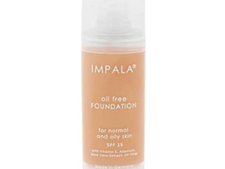 Impala Base Sin Aceite 02 Larga Duración con Vitamina E, Extracto de Aloe Vera y filtro UV Piel Grasa Normal