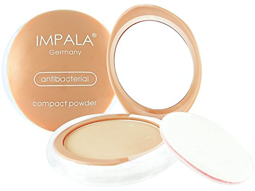 Impala Polvos Compactos | Cobertura Total con Efecto Natural | Maquillaje Polvo Compacto Larga Duración | Fija tu Base de Maquillaje | Efecto Mate | Disponible en Más Tonos | Color Nº1