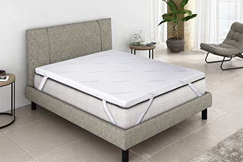 Imperial Confort - Topper viscoelástico - Ideal para aliviar tensiones musculares y puntos de presión - Grosor 5 cm - 150x190