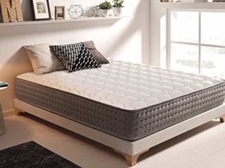 Imperial Relax | Colchón 135x190 Viscografeno | Espuma Viscoelástica | Hipoalergénico y Reversible | Alta Densidad | Alta Transpiración | Antibacteriano | Todas Las Medidas
