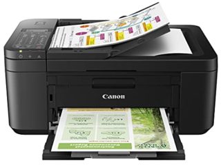 Impresora Multifuncional Canon PIXMA TR4650 Negra WiFi de inyección de Tinta con Fax y ADF