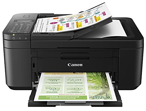 Impresora Multifuncional Canon PIXMA TR4650 Negra WiFi de inyección de Tinta con Fax y ADF