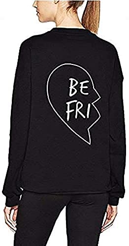Inception Pro Infinite Best Friend - Sudadera para mujer - Mejor Amica - Idea de regalo original - Color negro - Idea regalo original, Be Fri, XXL