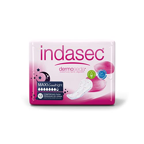 Indasec Dermoseda Maxi Night, 12 unidades