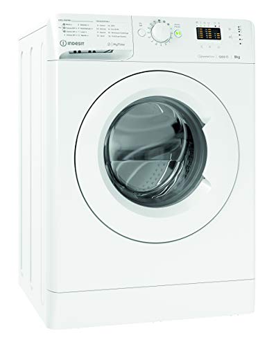 Indesit MTWA 91283W IT - Lavadora de carga frontal, 9 kg, A+++-10%, 1200 rpm