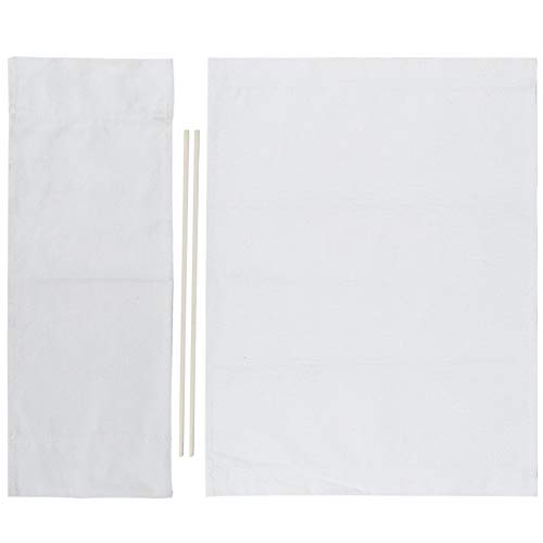 Inicio Lona de Repuesto para Silla de Director, Kit de Funda para Silla de Director Protector de Lona de Repuesto para Asiento y Taburete Trasero(Blanco)
