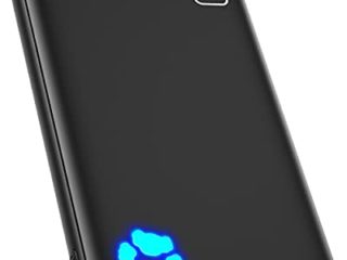 INIU Power Bank, Slimmest USB C Triple 3A de Alta Velocidad 10000mAh Bateria Externa, Bateria Portatil con Linterna para iPhone 13 12 11 X Pro MAX Samsung S21 S20 iPad Tablet Airpods etc [2022Versión]