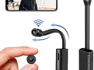 INQMEGAPRO Mini HD WiFi Cámara oculta Cámara espía Detección de movimiento Función de grabación en bucle Visualización remota