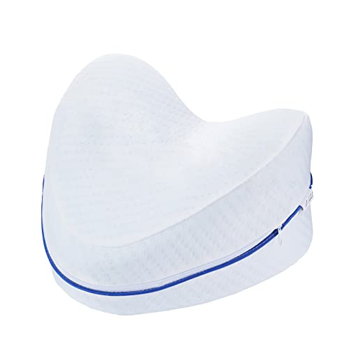 Inslife Almohada Ortopédica para Pierna y Rodilla, Espuma con Memoria, Cojin para Rodillas para Dormir, Soporte para el Espalda, 1 Almohada Funda Extra Extraíble, Más tamaño Grande 28 x 17 x 26 cm