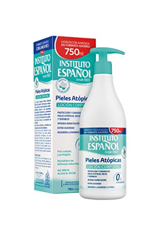 Instituto Español Loción Corporal Piel Atópica, Almond, 750 Mililitro
