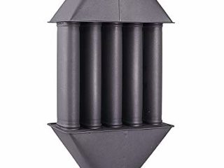 Intercambiador de calor de chimenea Diplomat/Intercambiador de aire caliente, enfriador de gas de escape, diámetro de 130 m, 5 tubos con amortiguador